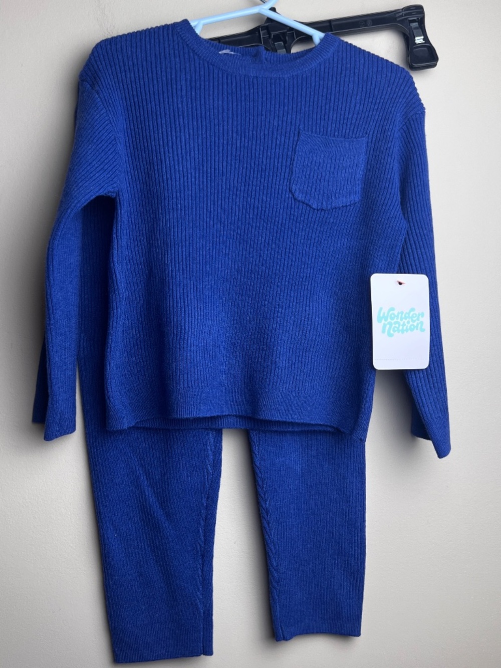 Wonder Nation Toddler Set 24 month Blue top pants NWT
